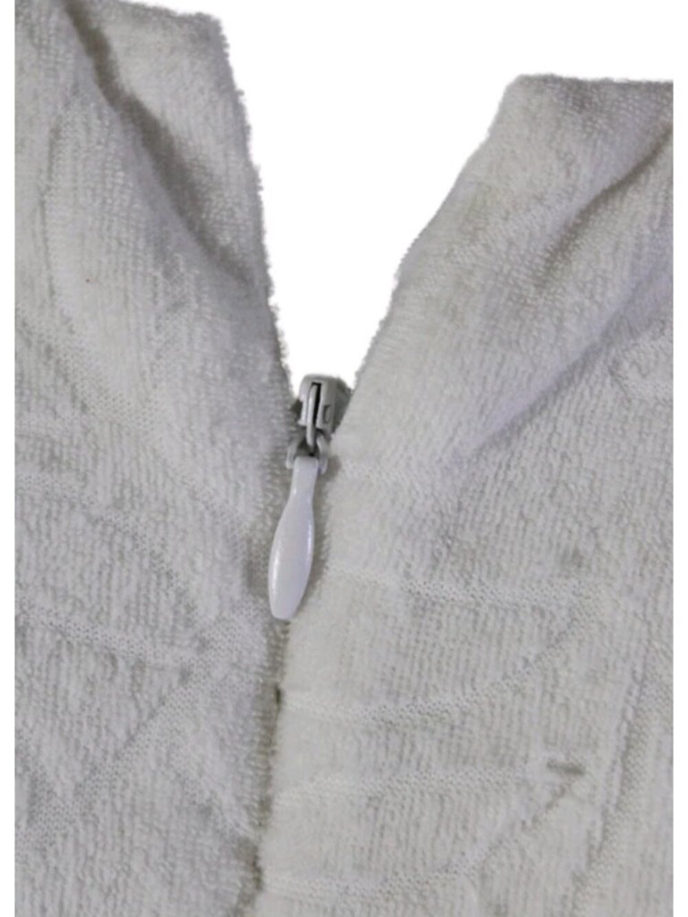 Lilly Pulitzer White Floral Embossed Terry Coverup Size L - Picture 6 of 8